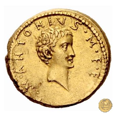 541/2 - aureo M. Antonius 34 BC (Itinerante con M. Antonius)