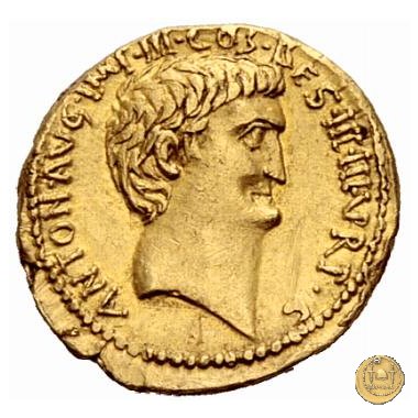 541/2 - aureo M. Antonius 34 BC (Itinerante con M. Antonius)