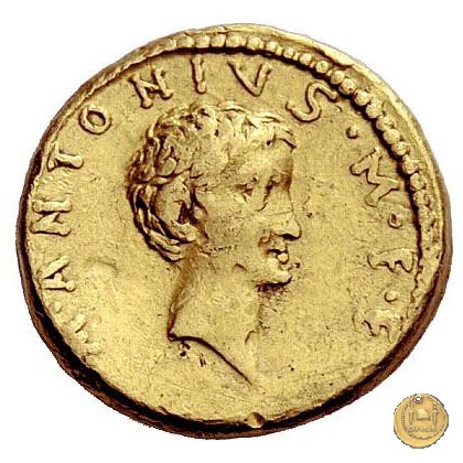 541/2 - aureo M. Antonius 34 BC (Itinerante con M. Antonius)