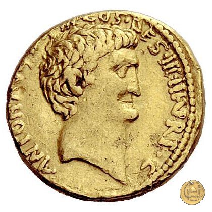 541/2 - aureo M. Antonius 34 BC (Itinerante con M. Antonius)