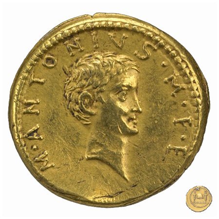 541/2 - aureo M. Antonius 34 BC (Itinerante con M. Antonius)