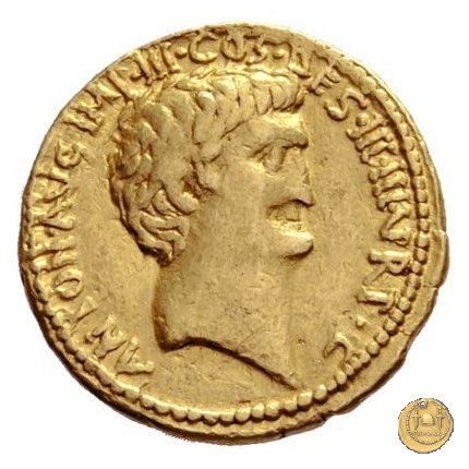 541/2 - aureo M. Antonius 34 BC (Itinerante con M. Antonius)