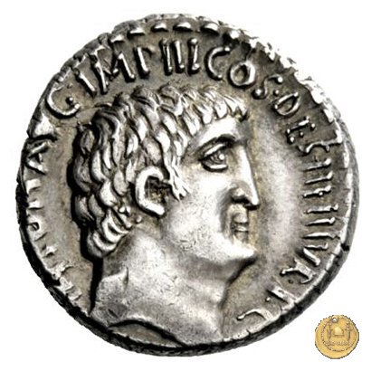 542/1 - denario M. Antonius / M. Iunius Silanus 33 BC (Itinerante con M. Antonius)