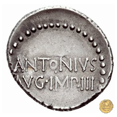 542/2 - denario M. Antonius 33 BC (Itinerante con M. Antonius)