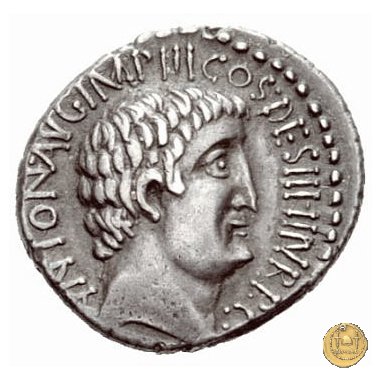 542/2 - denario M. Antonius 33 BC (Itinerante con M. Antonius)