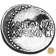 542/2 - denario M. Antonius 33 BC (Itinerante con M. Antonius)