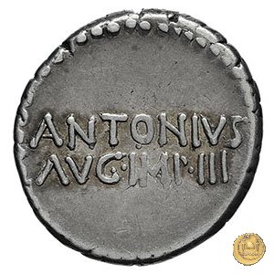 542/2 - denario M. Antonius 33 BC (Itinerante con M. Antonius)