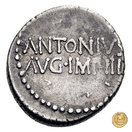 542/2 - denario M. Antonius 33 BC (Itinerante con M. Antonius)