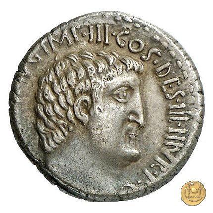 542/2 - denario M. Antonius 33 BC (Itinerante con M. Antonius)