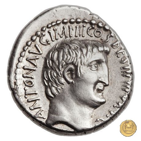 542/2 - denario M. Antonius 33 BC (Itinerante con M. Antonius)