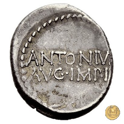 542/2 - denario M. Antonius 33 BC (Itinerante con M. Antonius)