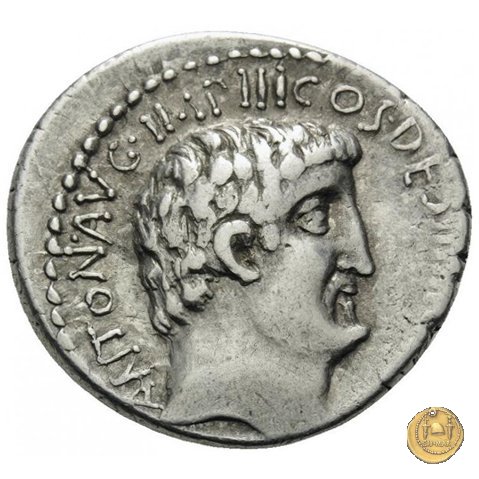 542/2 - denario M. Antonius 33 BC (Itinerante con M. Antonius)