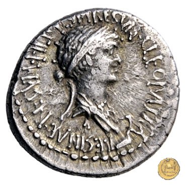 543/1 - denario M. Antonius / Cleopatra 32 a.C. (Itinerante con M. Antonius)