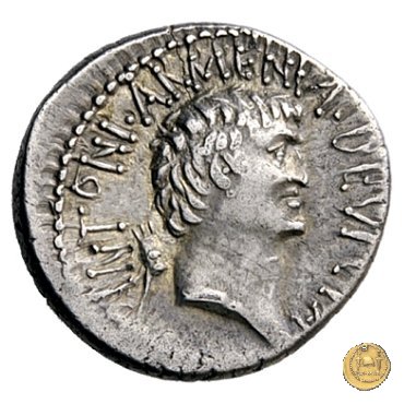 543/1 - denario M. Antonius / Cleopatra 32 a.C. (Itinerante con M. Antonius)