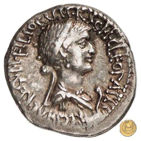 543/1 - denario M. Antonius / Cleopatra 32 BC (Itinerante con M. Antonius)