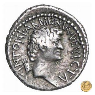 543/1 - denario M. Antonius / Cleopatra 32 BC (Itinerante con M. Antonius)