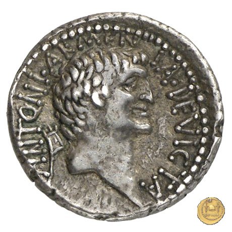 543/1 - denario M. Antonius / Cleopatra 32 BC (Itinerante con M. Antonius)