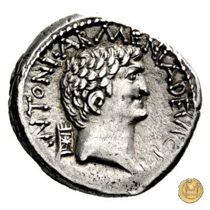 543/1 - denario M. Antonius / Cleopatra 32 BC (Itinerante con M. Antonius)