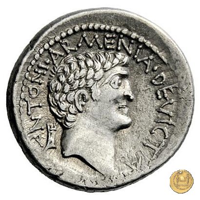 543/1 - denario M. Antonius / Cleopatra 32 BC (Itinerante con M. Antonius)