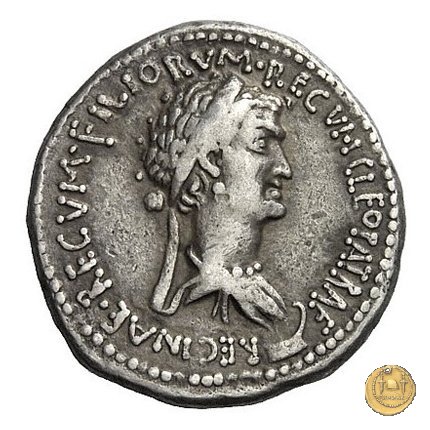 543/1 - denario M. Antonius / Cleopatra 32 BC (Itinerante con M. Antonius)