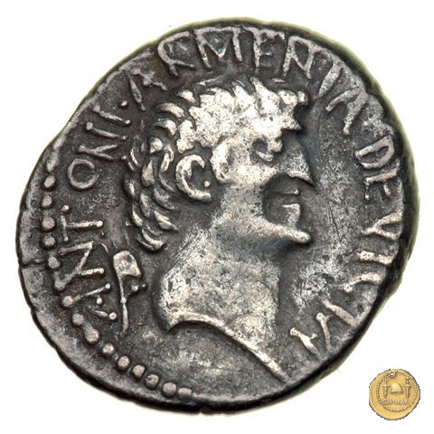 543/1 - denario M. Antonius / Cleopatra 32 BC (Itinerante con M. Antonius)