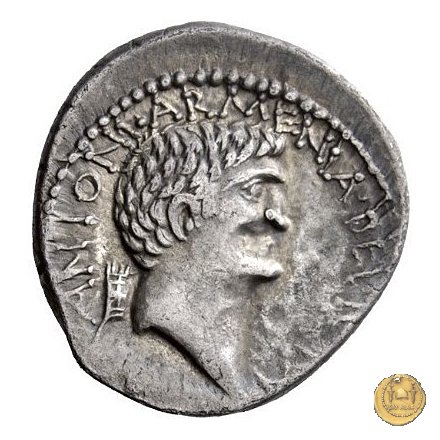 543/1 - denario M. Antonius / Cleopatra 32 BC (Itinerante con M. Antonius)