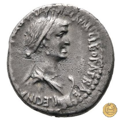 543/1 - denario M. Antonius / Cleopatra 32 BC (Itinerante con M. Antonius)