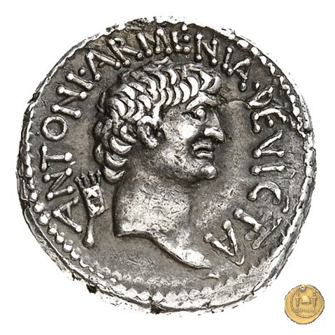 543/1 - denario M. Antonius / Cleopatra 32 BC (Itinerante con M. Antonius)