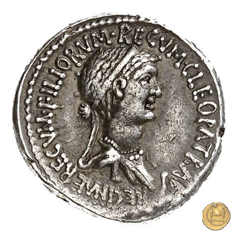 543/1 - denario M. Antonius / Cleopatra 32 BC (Itinerante con M. Antonius)