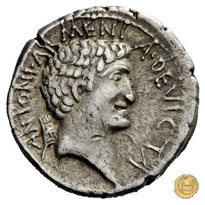 543/1 - denario M. Antonius / Cleopatra 32 BC (Itinerante con M. Antonius)