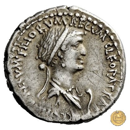543/1 - denario M. Antonius / Cleopatra 32 a.C. (Itinerante con M. Antonius)