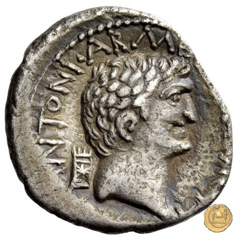 543/1 - denario M. Antonius / Cleopatra 32 BC (Itinerante con M. Antonius)