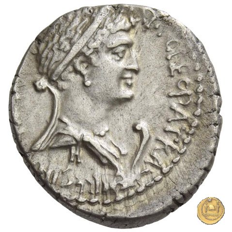 543/1 - denario M. Antonius / Cleopatra 32 BC (Itinerante con M. Antonius)