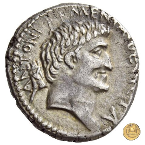 543/1 - denario M. Antonius / Cleopatra 32 a.C. (Itinerante con M. Antonius)