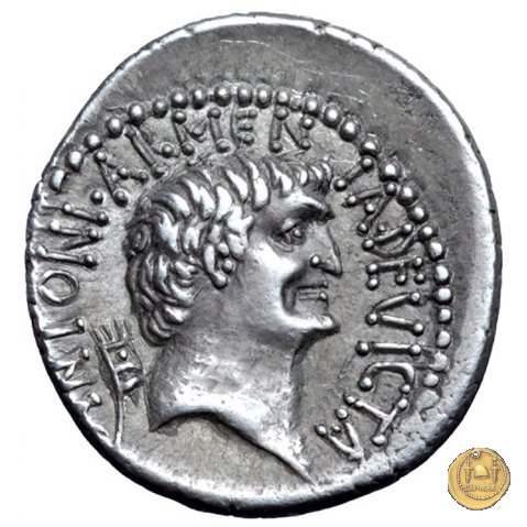 543/1 - denario M. Antonius / Cleopatra 32 BC (Itinerante con M. Antonius)