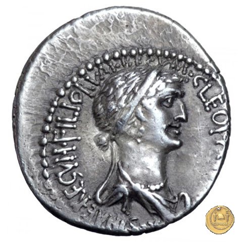 543/1 - denario M. Antonius / Cleopatra 32 BC (Itinerante con M. Antonius)