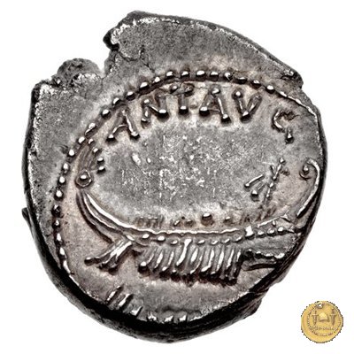 544/11 - denario LEG. XVIII LYBICAE 32-31 BC (Itinerante con M. Antonius)