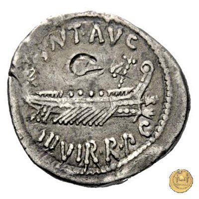 544/11 - denario LEG. XVIII LYBICAE 32-31 BC (Itinerante con M. Antonius)