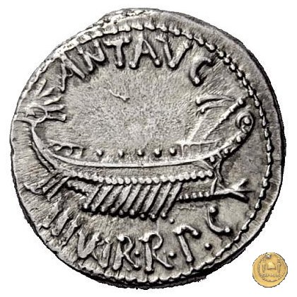 544/14 - denario LEG. II (legionis secundae) 32-31 BC (Itinerante con M. Antonius)