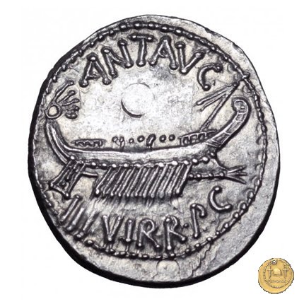 544/14 - denario LEG. II (legionis secundae) 32-31 BC (Itinerante con M. Antonius)