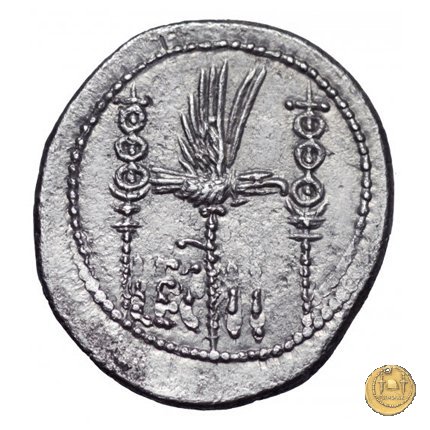 544/14 - denario LEG. II (legionis secundae) 32-31 BC (Itinerante con M. Antonius)