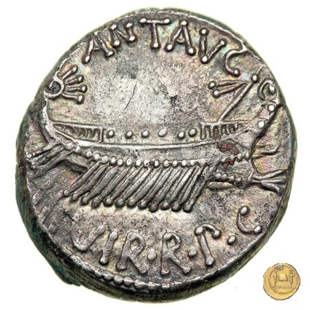 544/14 - denario LEG. II (legionis secundae) 32-31 BC (Itinerante con M. Antonius)