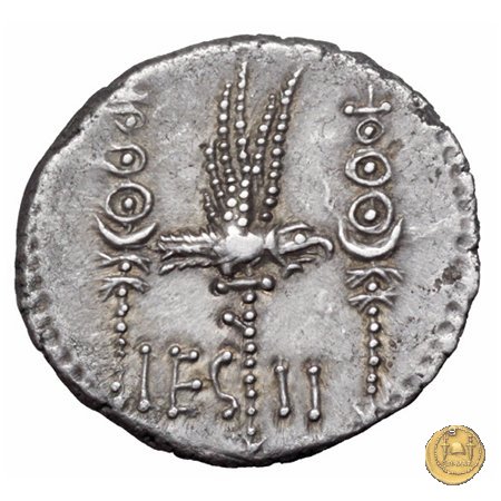 544/14 - denario LEG. II (legionis secundae) 32-31 BC (Itinerante con M. Antonius)