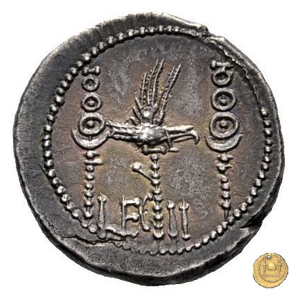 544/14 - denario LEG. II (legionis secundae) 32-31 BC (Itinerante con M. Antonius)