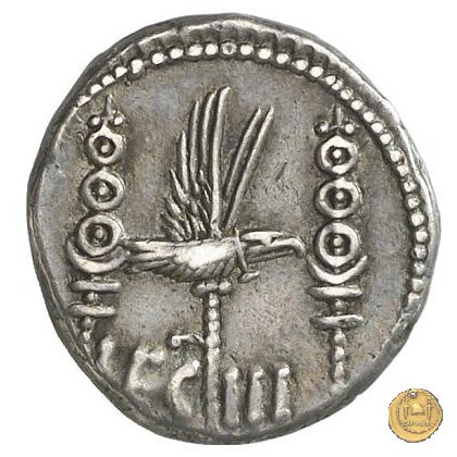 544/15 - denario LEG. III (legionis tertiae) 32-31 BC (Itinerante con M. Antonius)