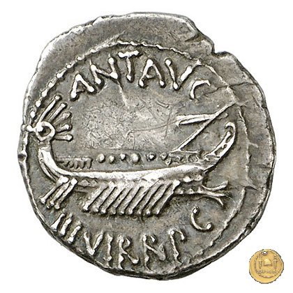 544/15 - denario LEG. III (legionis tertiae) 32-31 BC (Itinerante con M. Antonius)