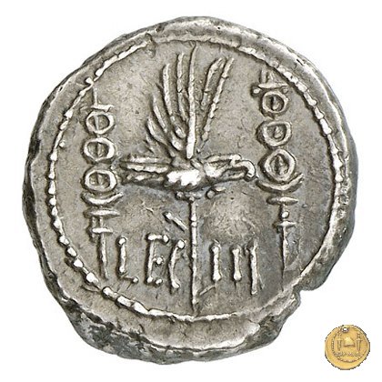 544/15 - denario LEG. III (legionis tertiae) 32-31 BC (Itinerante con M. Antonius)