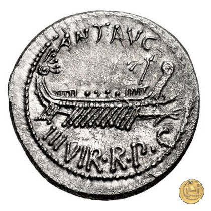 544/15 - denario LEG. III (legionis tertiae) 32-31 BC (Itinerante con M. Antonius)