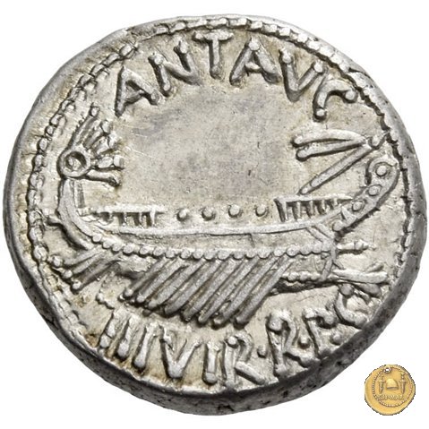 544/15 - denario LEG. III (legionis tertiae) 32-31 BC (Itinerante con M. Antonius)