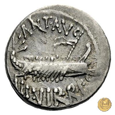 544/16 - denario LEG. IIII (legionis quartae) 32-31 BC (Itinerante con M. Antonius)